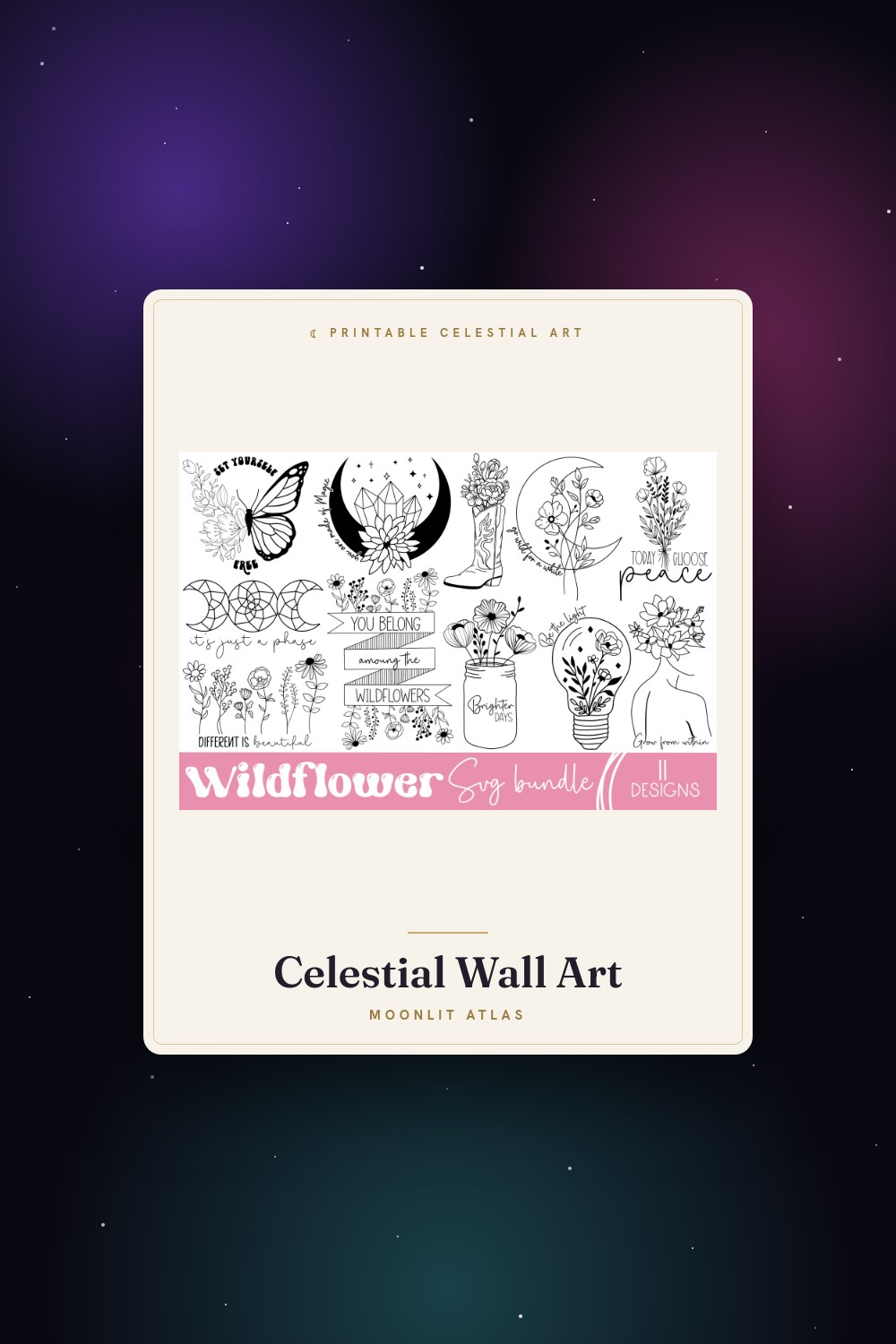 Sun and Moon Wall Art Prints for a Cozy Living Room