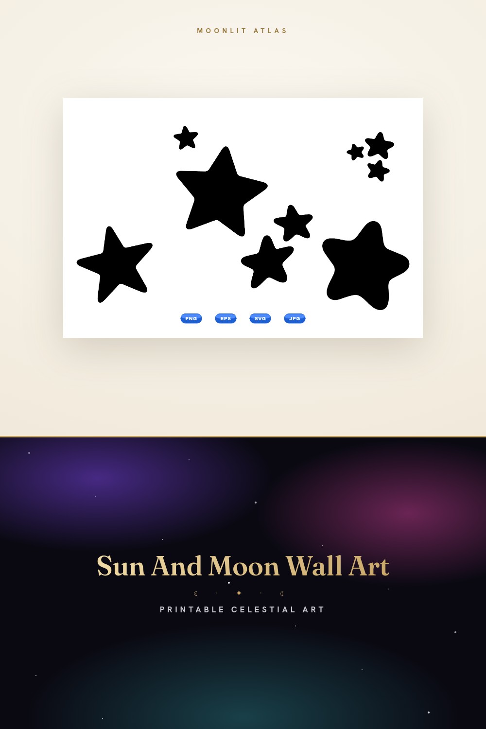 Moon Wall Art for the Bedroom: Calm Prints to Hang