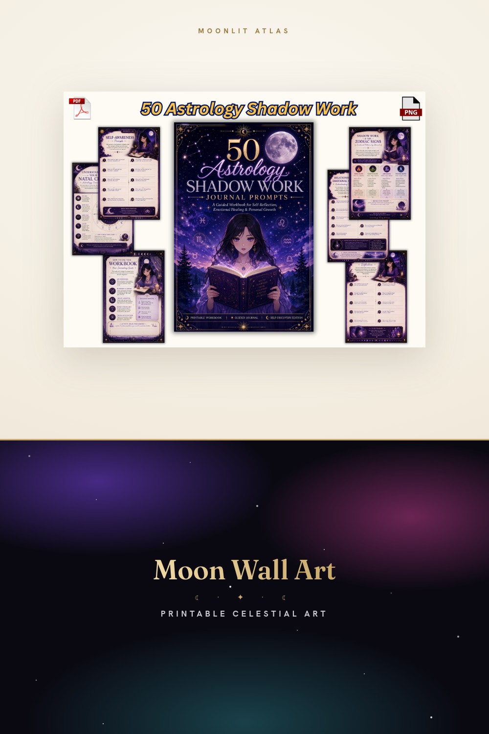 Boho Celestial Wall Art Prints for a Warm, Layered Home