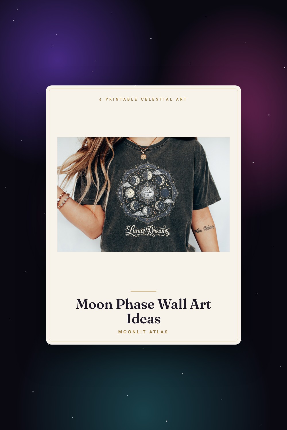 Moon Phase Posters for School Projects and Display Boards