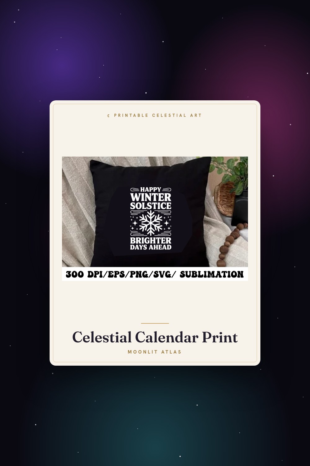 Winter Solstice Art Activities for Kids – Printable Pack