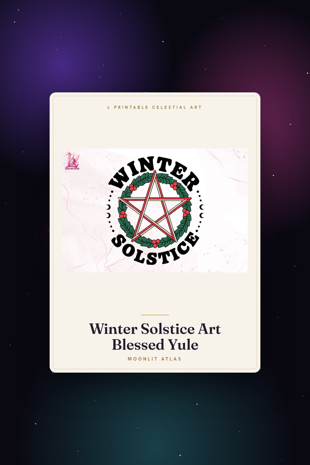 Solstice and Equinox Wall Art – Print the Whole Sky Year